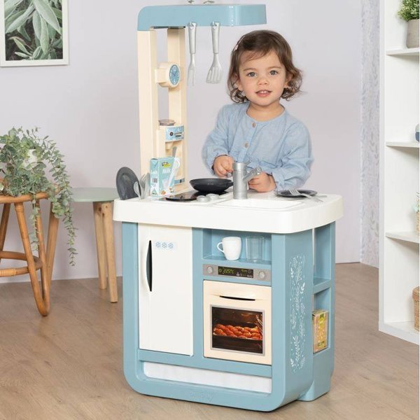 Smoby Παιδική Κουζίνα Bon Appetit Μπλε με Ηλεκτρονικές Λειτουργίες