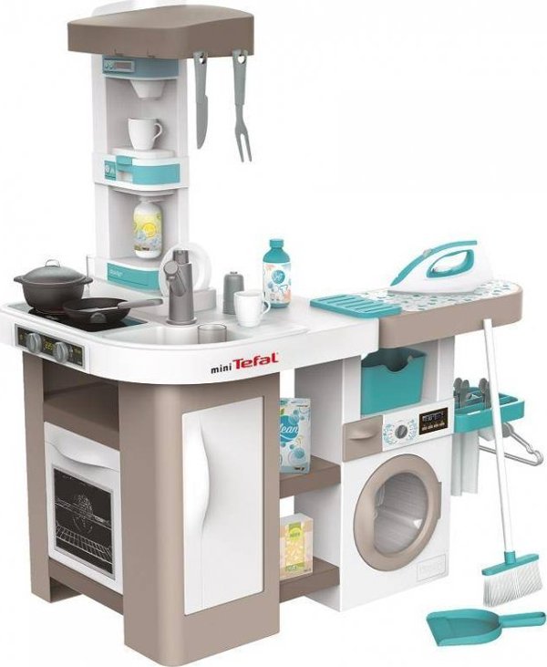 Smoby Mini Tefal Studio Παιδική Κουζίνα με Πλυντήριο και 36 Αξεσουάρ