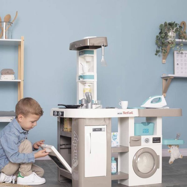 Smoby Mini Tefal Studio Παιδική Κουζίνα με Πλυντήριο και 36 Αξεσουάρ