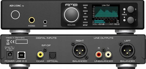 SMSL RME ADI-2 DAC FS - Αναφορά μετατροπέα D/A, 32-bit/768kHz