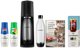 SodaStream Terra black | 2 bottles x 1 L | 2 syrups x 400 ml Pepis/7 Up + book + set of sachets