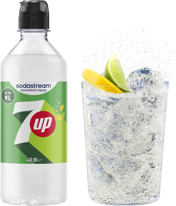 Σιρόπι Sodastream 7Up για Ανθρακούχο Νερό 440ml - Συμπύκνωμα για 9 Λίτρα Ροφήματος