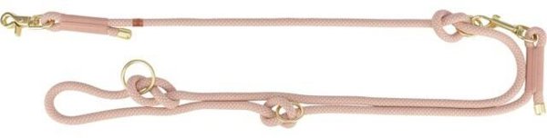 Soft Rope λουρί για σκύλους 2,00 m x 10 mm ροζ/ανοιχτό ροζ νάιλον