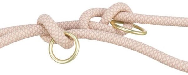 Soft Rope λουρί για σκύλους 2,00 m x 10 mm ροζ/ανοιχτό ροζ νάιλον