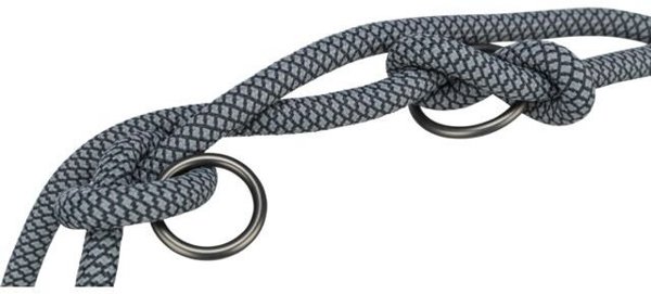 Soft Rope, smycz, dla psa, czarno/szara, nylon, S–XL: 2.00 m/o 10 mm