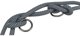 Soft Rope, smycz, dla psa, czarno/szara, nylon, S–XL: 2.00 m/o 10 mm