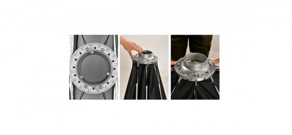 Softbox Jinbei KE-150 cm Octa με γρήγορη τοποθέτηση, Bowens mount