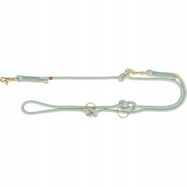 Soft Rope, ρυθμιζόμενο λουρί για σκύλους, σχοινί, XS–S: 2.00 m/6 mm, φασκόμηλο/μέντα
