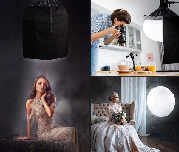 Neewer Softbox Lantern Octagon 90cm - Σφαιρικός Διαχυτής Φωτισμού με Bowens Mount