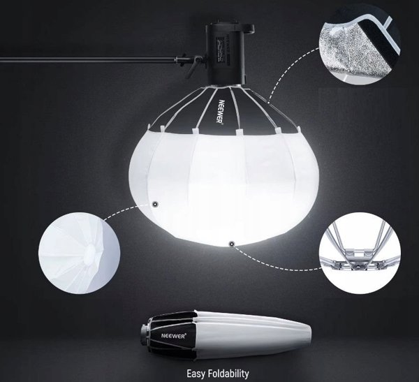 Neewer Softbox Lantern Octagon 90cm - Σφαιρικός Διαχυτής Φωτισμού με Bowens Mount