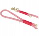 Soft Rope, smycz, dla psa, czerwona/kremowa, nylon, S–XL: 1.00 m/o 10 mm
