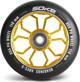 Soke Ρόδες για Πατίνι 110mm, ABEC 9, 88A, Αλουμίνιο, Χρυσές, 2 Τεμάχια