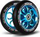 Soke Τροχοί για Stunt Scooter 110mm ABEC 9, 88A, Αλουμίνιο, Μπλε, 2 Τεμάχια
