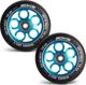 Soke Τροχοί για Stunt Scooter 110mm ABEC 9, 88A, Αλουμίνιο, Μπλε, 2 Τεμάχια