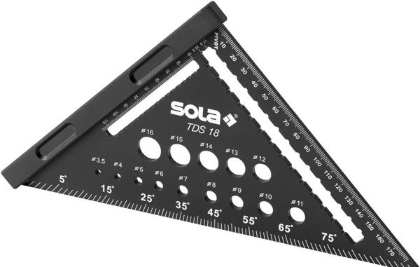 Sola Kątownik uniwesrsalny TDS 18 CM