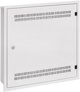 Solarix rozvaděč LC-18 do zdi s lištami 2U, 4U a 11U, 550x550 bílá RAL9003 s rámečkem k zazdění LC-18-55-15-W-W