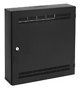 Solarix rozvaděč SOHO LC-18 s lištami 2U, 4U a 11U, 550x550x150mm černá RAL9005 LC-18-55-15-B