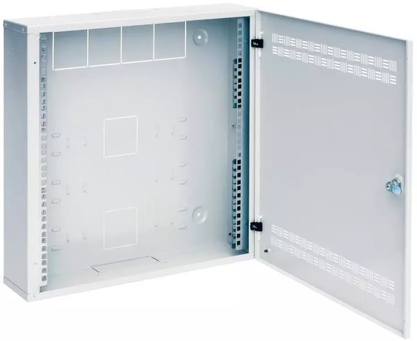 Solarix rozvaděč SOHO LC-18 s lištami 2U, 4U a 11U, 550x550x150mm bílá RAL 9003 LC-18-55-15-W