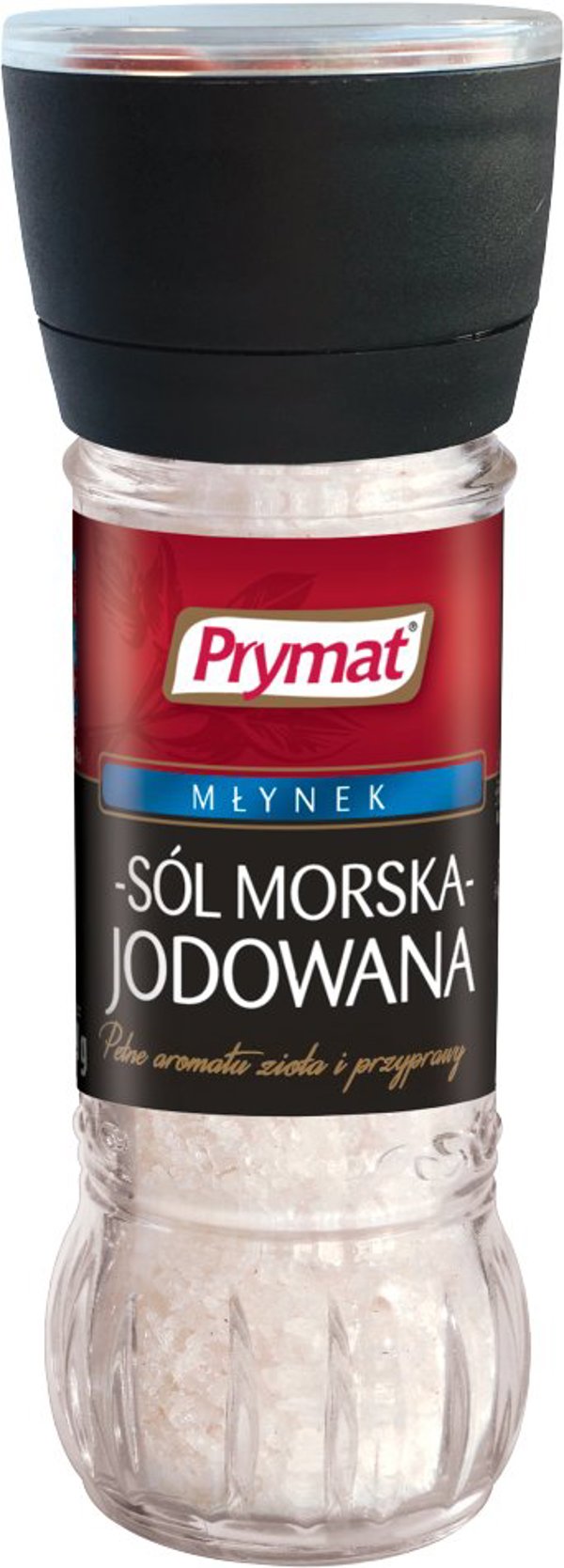 Ιωδιούχο Θαλασσινό Αλάτι Prymat με Μύλο 110g