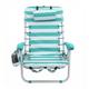 Songmics Beach Chair White/Green 68x63x75cm (GCB62JW) (SNGGCB62JW)