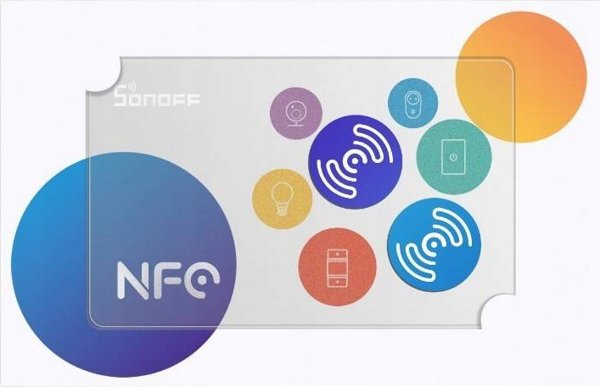 Sonoff NFC Tag - Αυτοκόλλητο NFC για Έξυπνο Σπίτι & Έλεγχο Σκηνών eWeLink - Συμβατό με Smartphone