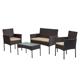 Songmics Έπιπλα Μπαλκονιού Lounge Set (GGF004K05) (SNGGGF004K05)