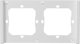 Sonoff Πλαίσιο για διακόπτη M5 80 διπλό 2-πλό SONOFF M5-2C-80-FW (λευκό)