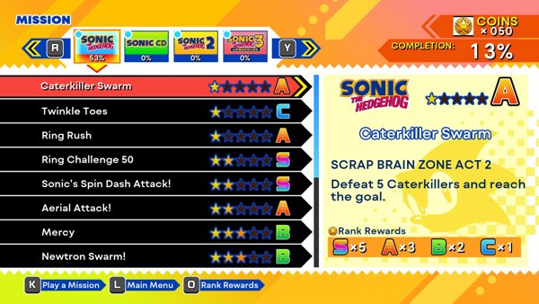 Sonic Origins Plus PlayStation 4 - Jaskinie