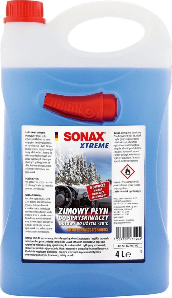 Sonax Xtreme χειμερινό υγρό υαλοκαθαριστήρων -20°C 4L