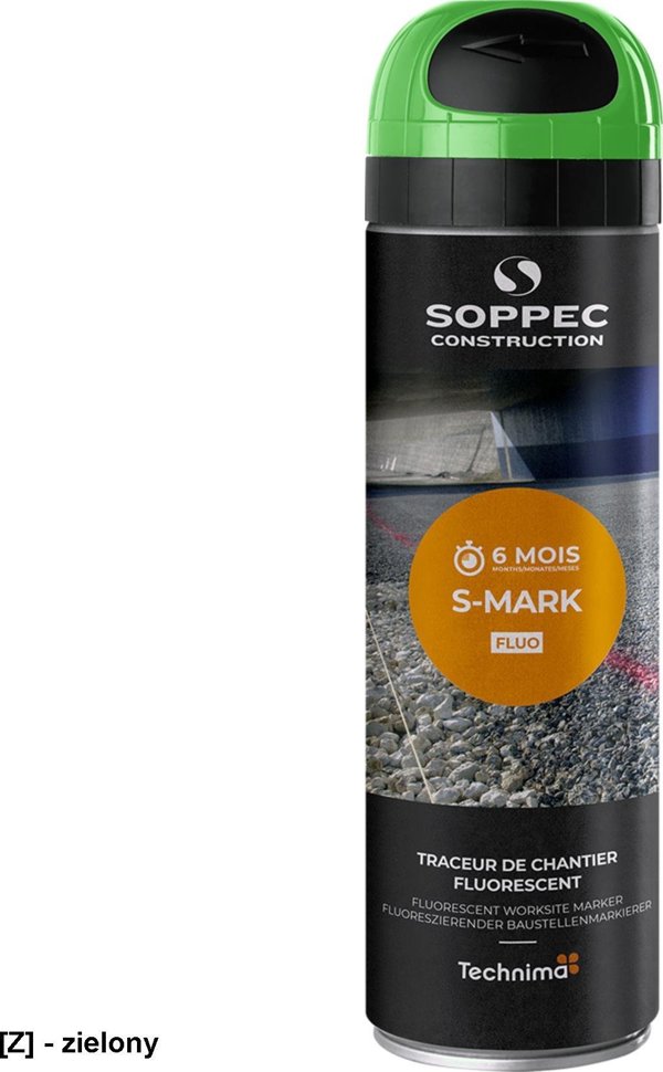 Soppec FASMARK farba fluorescencyjna w sprayu do znakowania poziomego rozowy