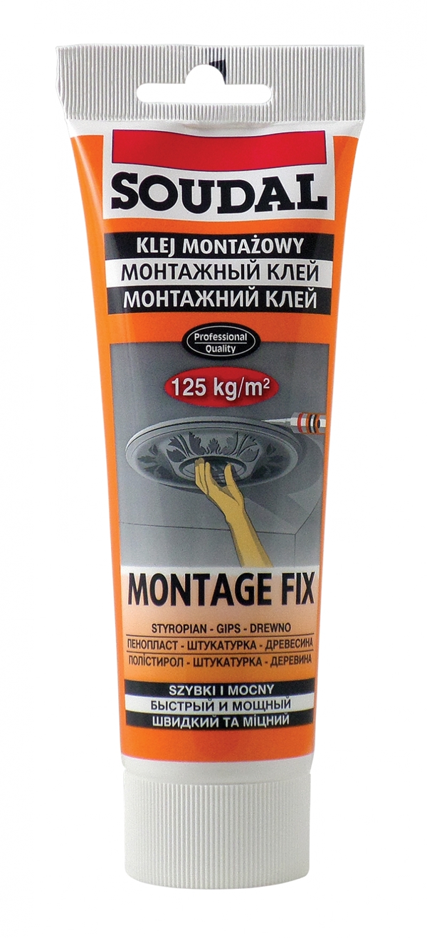Soudal Κόλλα τοποθέτησης MONTAGE FIX 250ml