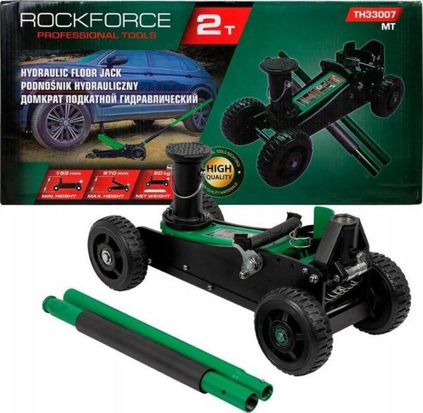 Sourcing ROCKFORCE DŹWIGNIK ''ŻABA'' 2,0T 155-575mm WYSOKI [outlet]