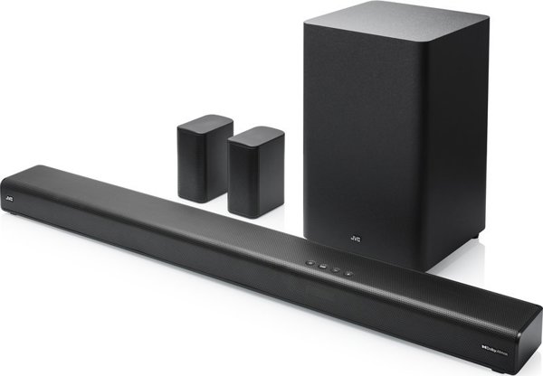 Soundbar JVC TH-E874B 5.1.2 με Ασύρματο Subwoofer, Dolby Atmos, Μαύρο