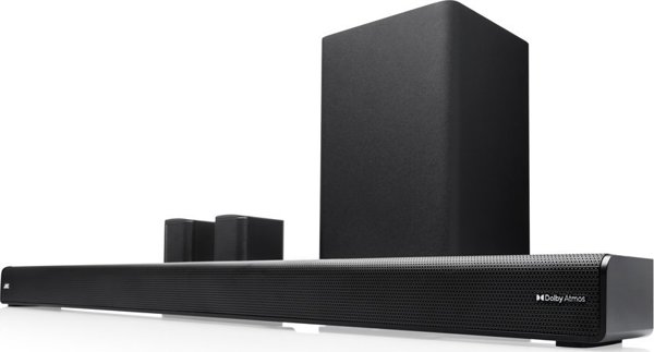 Soundbar JVC TH-E874B 5.1.2 με Ασύρματο Subwoofer, Dolby Atmos, Μαύρο