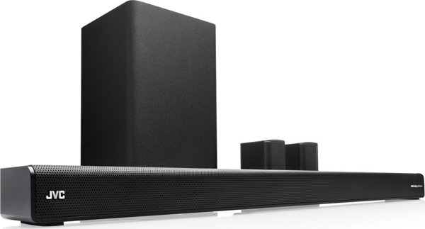 Soundbar JVC TH-E874B 5.1.2 με Ασύρματο Subwoofer, Dolby Atmos, Μαύρο