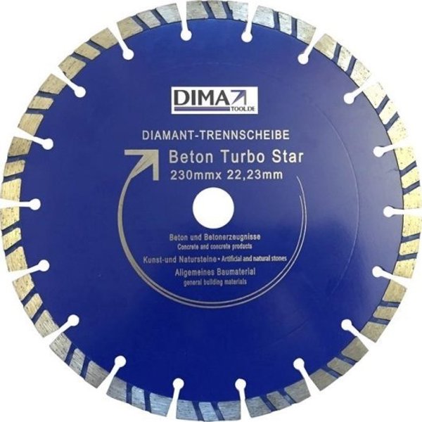 Διαμαντόδισκος Sourcing Diamond Turbostar 50003612, 230x22mm