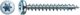Spax Wkret leb polkulisty ocynk bialy 3.0x16mm HB TX mini (200)