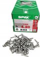 Spax wkret leb polkulisty (1000) ocynk bialy 4.0x20mm HB TX Mini