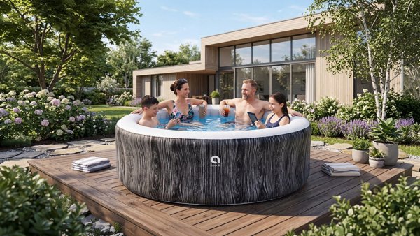 SPA ogrodowe Avenli Spa ogrodowe, jacuzzi pompowane AVENLI NICE 6 osobowe 204x70