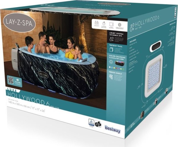 SPA ogrodowe Bestway Lay-Z-Spa Hollywood LUXE Air Jet