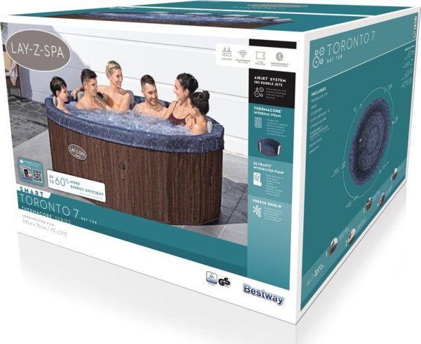 SPA ogrodowe Bestway Lay-Z-Spa Toronto SMART Air Jet
