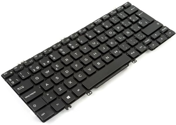 Spanish Castilian backlit keyboard with 82 keys