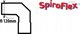 SpiroFlex Ρυθμιζόμενος Αγκώνας Καμινάδας 120mm από Ανοξείδωτο Ατσάλι για Λέβητες
