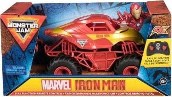 Spin Master Monster Jam Τηλεκατευθυνόμενο Αυτοκίνητο Iron Man 1:24, Κόκκινο, Για Παιδιά 4+ Ετών