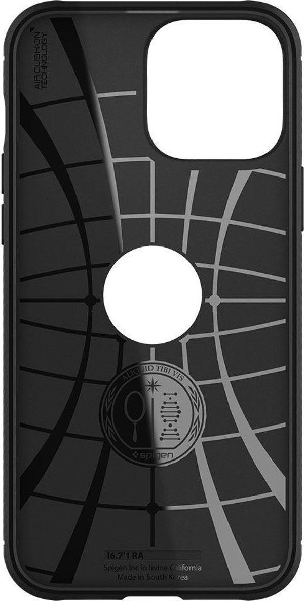 Spigen Spigen Rugged Armor etui pokrowiec do iPhone 13 Pro Max pancerna obudowa czarny matowy