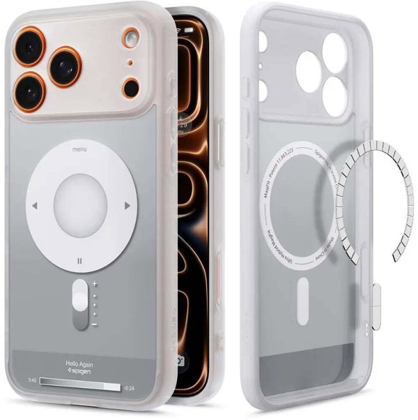 Spigen Ultra Hybrid MagSafe, classic silver - iPhone 17 Pro