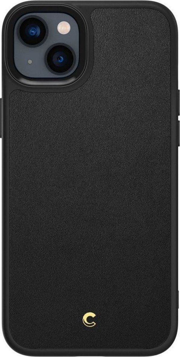 Θήκη Spigen Cyrill Kajuk MagSafe για iPhone 14 Plus - Δερμάτινη PU, Μαύρη