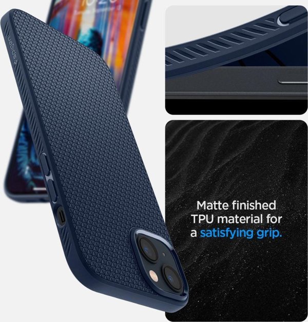 Θήκη Spigen Liquid Air για iPhone 14 Plus - Navy Blue
