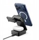 SPIGEN EF323MQ ESSENTIAL 3IN1 MAGNETIC MAGSAFE WIRELESS CHARGER 25W Qi2.2 BLACK