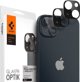 Spigen Optik.tr Προστατευτικό Κάμερας για Apple iPhone 14 / 14 Plus - Μαύρο, Γυαλί 9H, 2 Τεμάχια